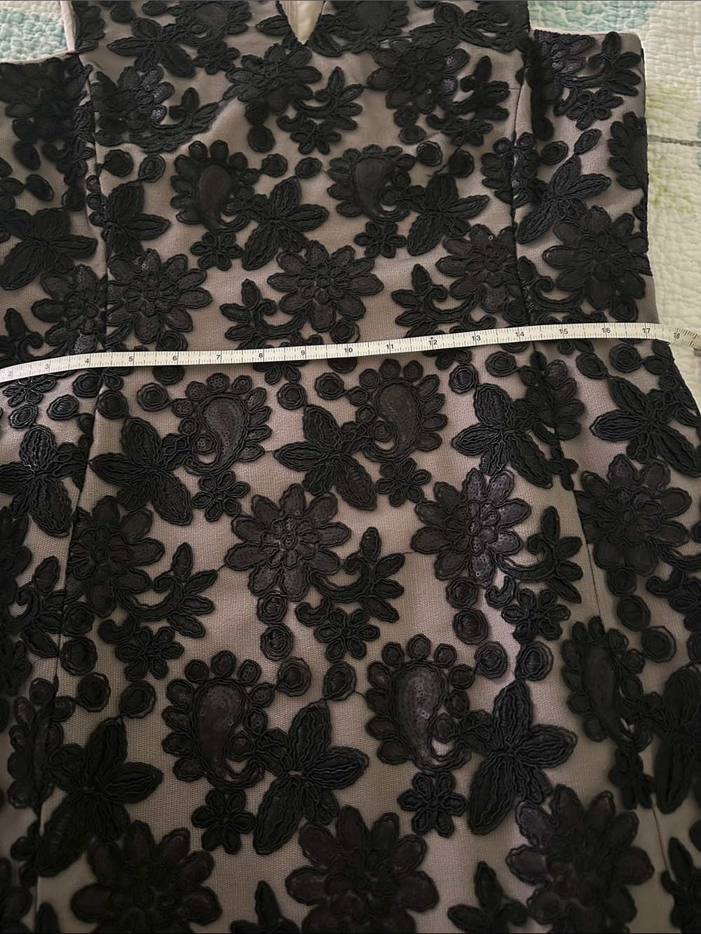 NWT Antonio Melani Jodie Black Dress Size 10 - Picture 10 of 10